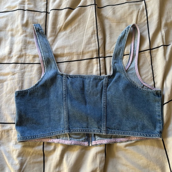 Lee x H&M Denim Zip Top - Picture 2 of 8